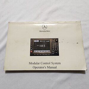Mercedes Benz 1998-2005 W163 ML320 ML430 ML500 Owner's Manual Radio Navigation